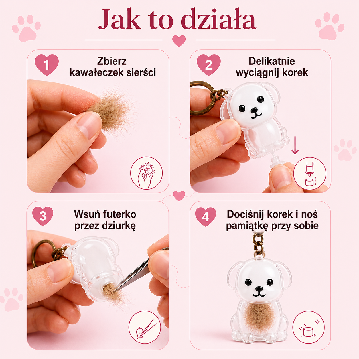 FurLock™ - Pamiątkowy brelok na sierść